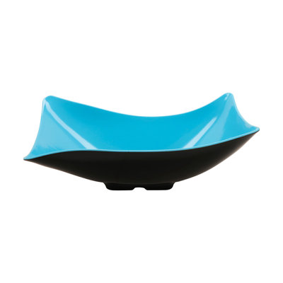 G.E.T. ML-220-BL/BK Flare Serving Bowl, 4 Quart, Blue / Black