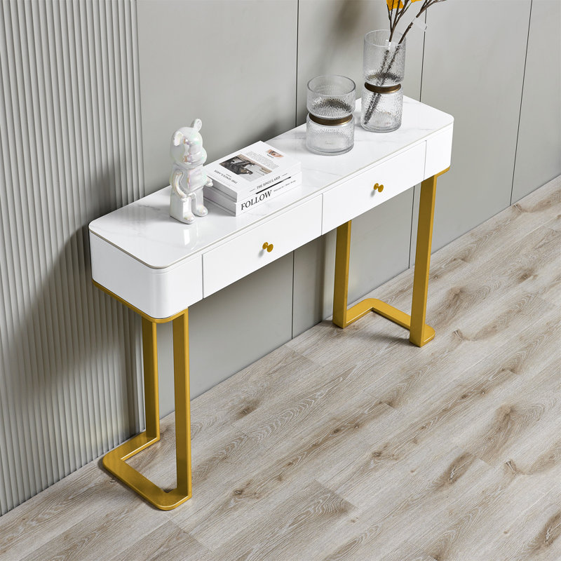 Damarea 47.24'' Console Table, Gold
