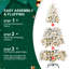 Arbre de Noël classique avec lumière-130933672