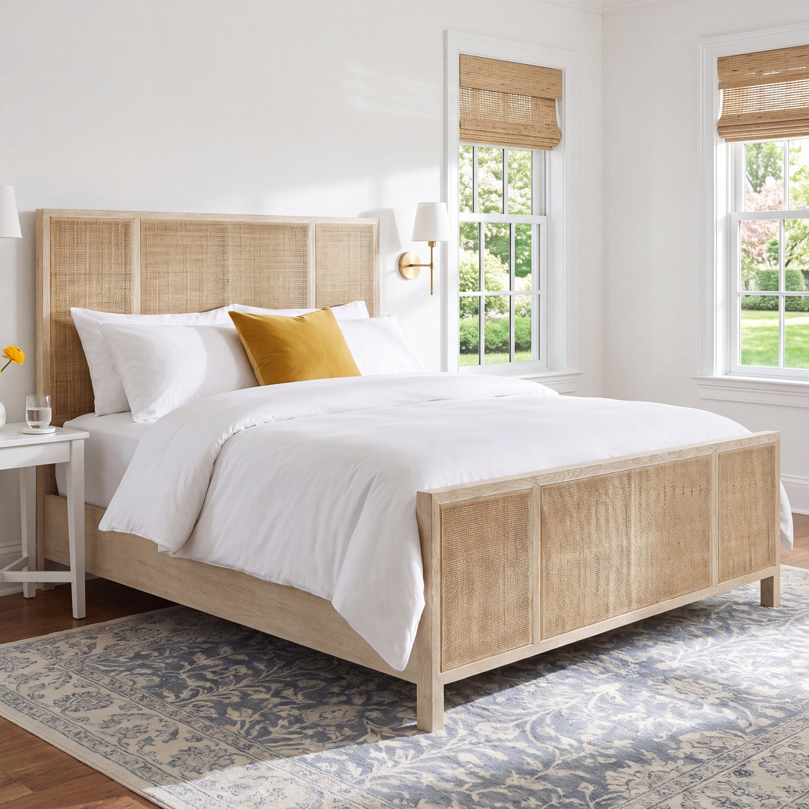 Westhampton Oak Bed, King