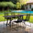 Marga Frinton/Shasta Rectangular 4 - Person 32" Long Dining Set with Cushions