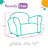 Weybridge Kid's Club Chair Gingham Pattern-1771890005