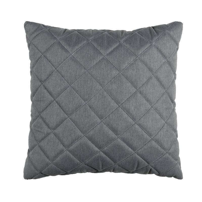 Erler Square Cushion, Mid Grey