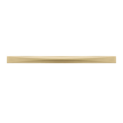 Crest Collection Handle Pull - 8-13/16" Center to Center Cabinet Pull Flat Ultra Brass - Mid-century Modern Hardware for Drawers & Cabinets   