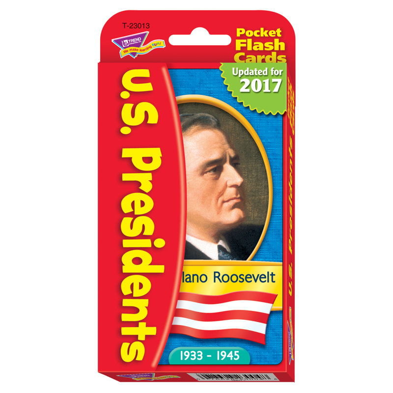 Cartes à mémoire flash des présidents de poche