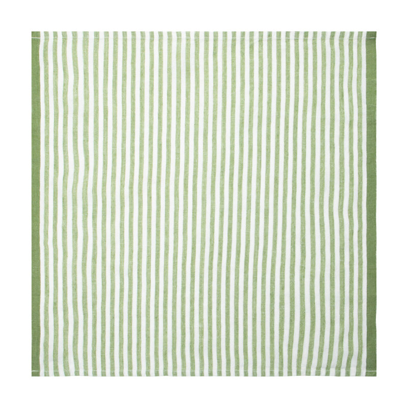 Adamsburg Linen Square Napkins, Basil