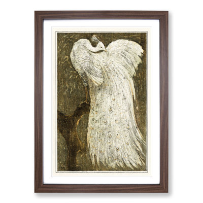 White Peacock by Theo Van Hoytema - Picture Frame Painting