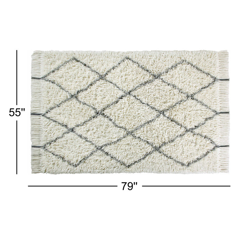 Tapis en laine Bohemian Classics Berber Soul, Rectangle 4 pi 7 po x 6 pi 7 po