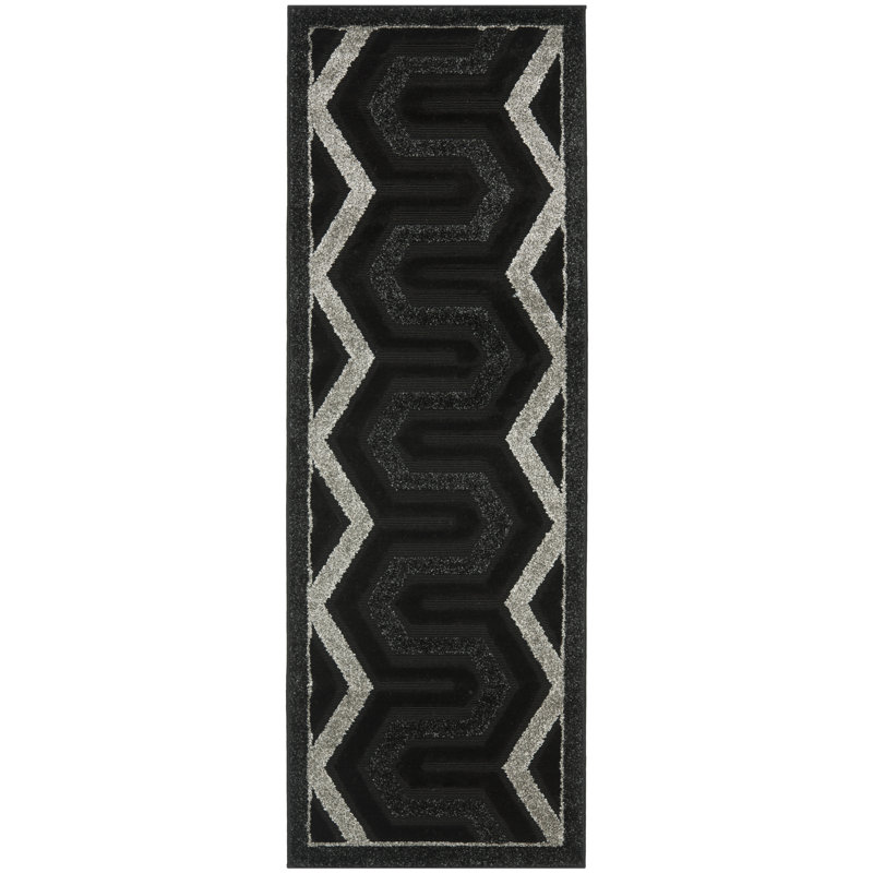 York Performance Abstract Rug, Runner 2'4" x 6'7"
