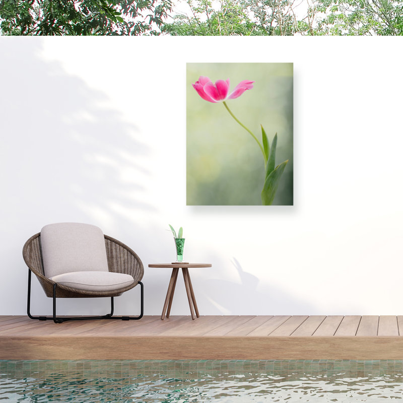 «Tulipe printanière» sur impression sur toile, H 47 po x l 35 po