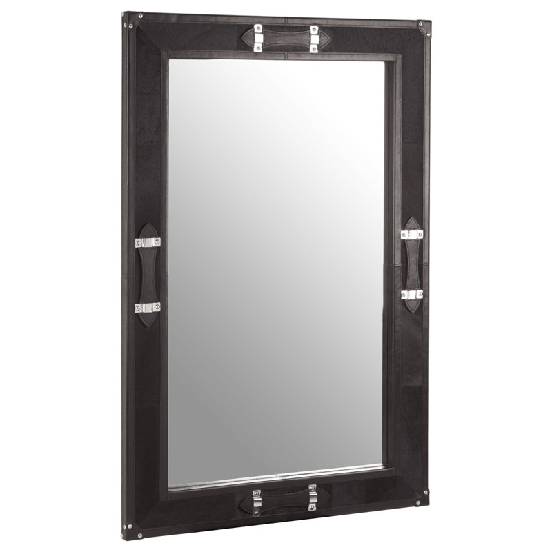 Bremond Solid Wood Flat Wall Mirror