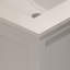 Meuble-lavabo double autoportant 60 po avec plateau en quartz blanc Maya-92872021