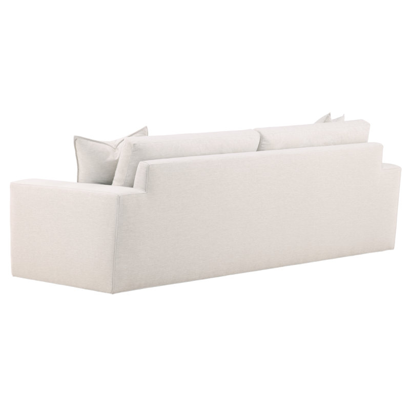 Claremont Base To Floor Sofa, Worthy Snow