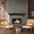 Villa Fireplace Mantel with Steel Straps-315097680