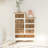 Retro Wooden Cabinet With 5 Drawers And 1 Door