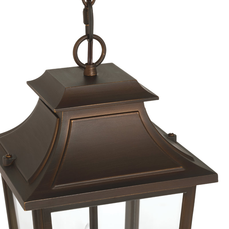 Hunter Spring Cove Outdoor 3 Light Large 17 Inch Pendant, Bronze