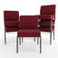 Chaise d'église polyvalente empilable en tissu 21 po Hercules Series-929078053-929078052