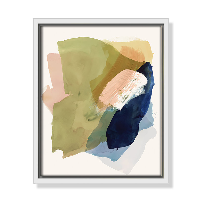 Brush and Whisper II Print by , White Floater, 11.5" H x 9.5" W