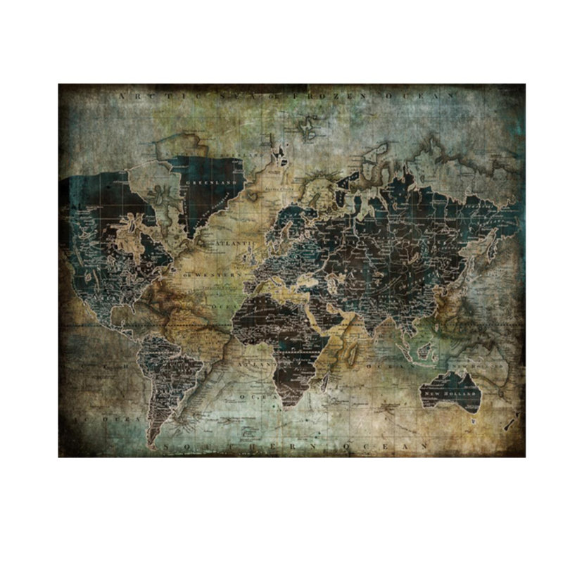 Ancient Geography Print by Sofia Fox, Outdoor, 40" H x 50" W