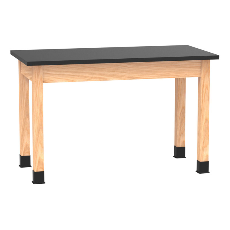Plateau de table de laboratoire en classe PerpetuLab School 48 "x 24", H 30 po x L 48 po x l 24 po