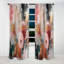 Kaidence - Rideau occultant floral abstrait - 1 panneau-588864718