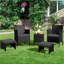 Repose-pieds en osier avec coussins amovibles Botond-336371123-336371122