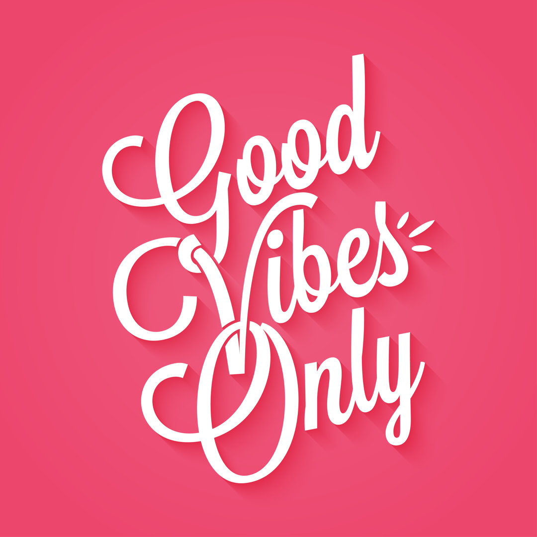 Good Vibes Only by Benidio - Wrapped Canvas Print
