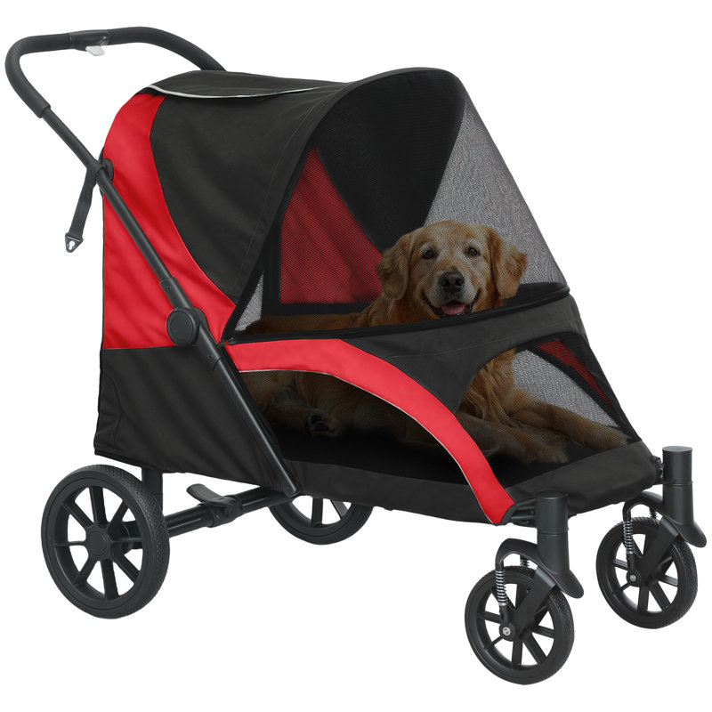 Foldable Pet Stroller, Black