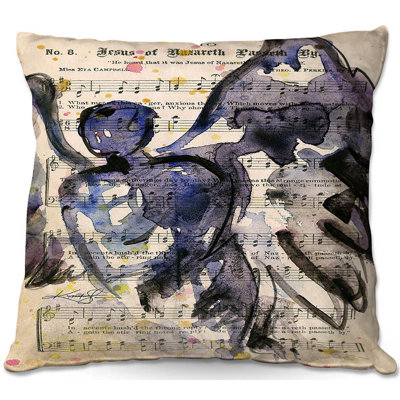 Abstract Reversible Throw Pillow