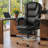 Laurren Reclining Office Chair with Massage, Ergonomic Computer Chair with Foot Rest-1987002434