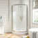 OVE Decors Breeze Premium 33 in. Round Shower Kit w/ Clear, Base