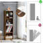Bibliothèque à 5 niveaux avec 5 tablettes de rangement cubiques, bibliothèque moderne sur pied d'une capacité de 66 lb par tablette, pouvant accueillir de grands livres à couverture rigide et des objets décoratifs