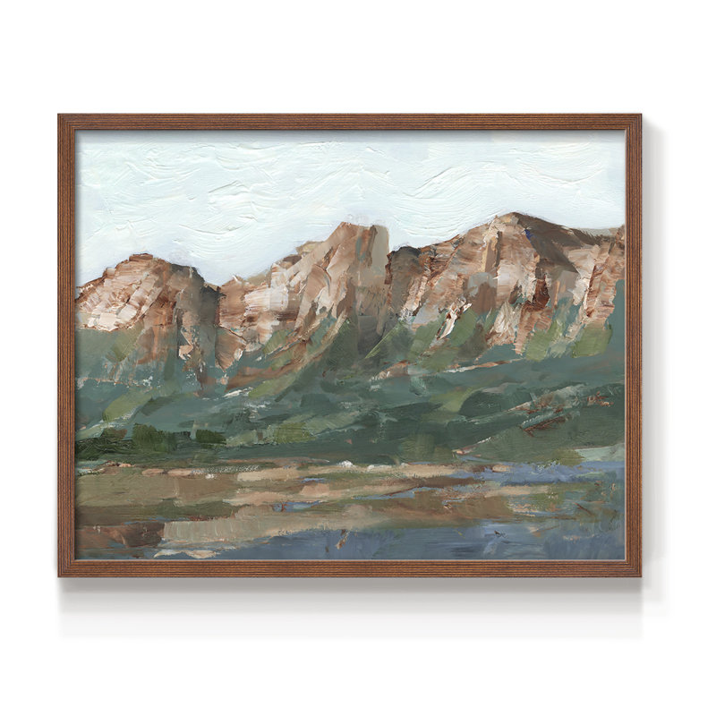 Heading West I -Framed Print - Restickable, Noyer, H 11 po x l 14 po