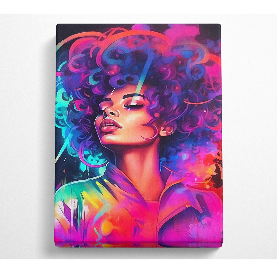 Neon Vibes - Kunstdrucke auf Leinwand - Wrapped Canvas