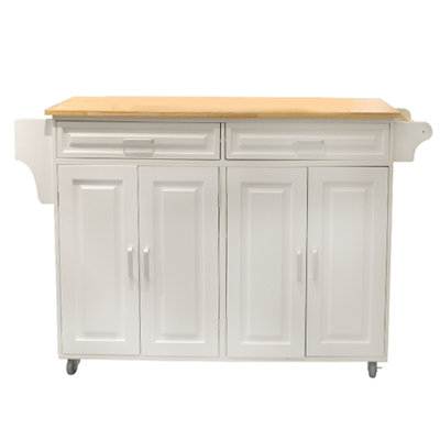 Despoina Wood Kitchen Island