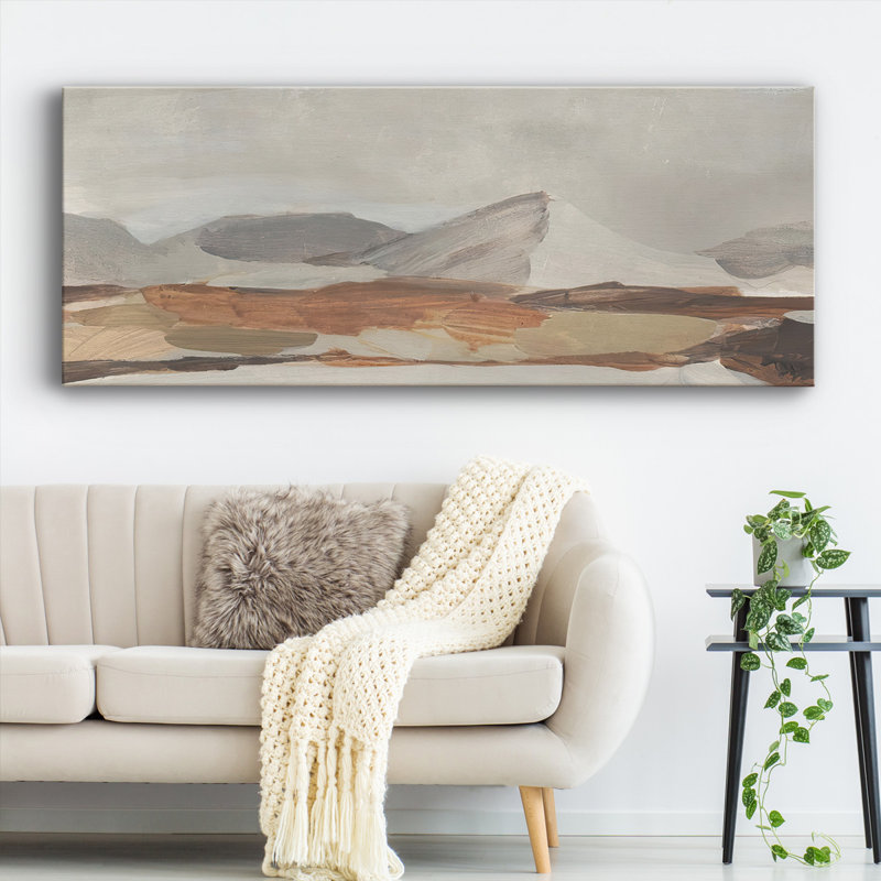«Dusky Mountain Ii», reproduction sur toile, H 20 po x l 50 po x P 1,5 po