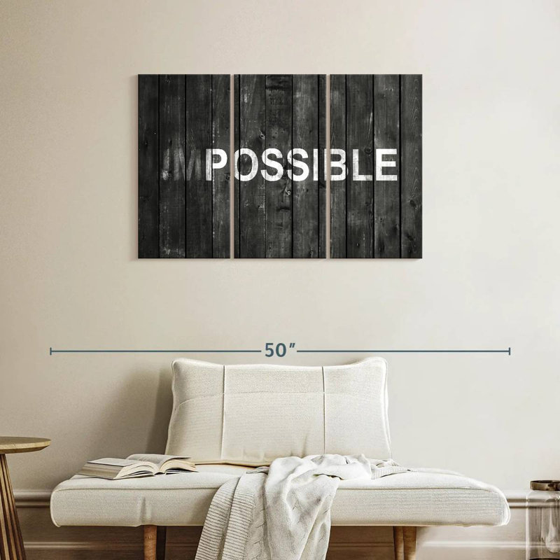 Tergel - Motivation typographique, H 24 po x l 38 po