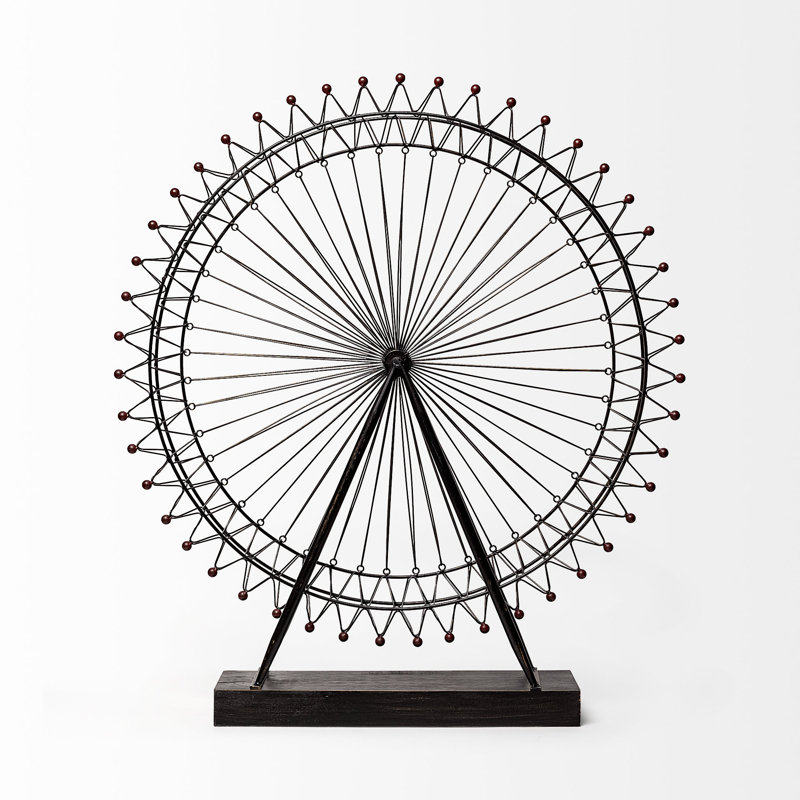 London Eye Sculpture, 31.9" H x 28.7" W x 5" D