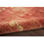 Tapis à motif floral rouge flamme / brun Arnim-370477736