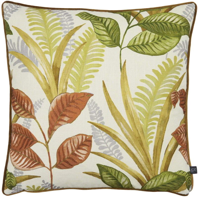 Floral Square Cushion Cover