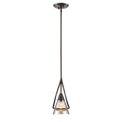 Luminaire suspendu conique à 1 lumière Lueseal