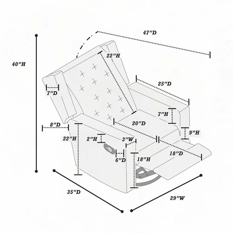 Fauteuil inclinable et pivotant pivotant, Gris clair