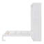 Lit escamotable double pleine grandeur avec tablettes-1285871766