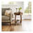 Aberta Walnut Finish Accent Table