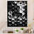 Toile avec cadre flottant noir
