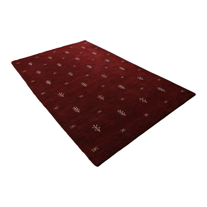Tapis rectangulaires en laine tissée à la main Onna, Rectangle 9 pi x 12 pi