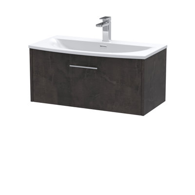 Juno 800mm Single Bathroom Vanity with Integrated Vitreous China Basin