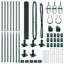 80cm H x 1000cm W Steel Border Fencing