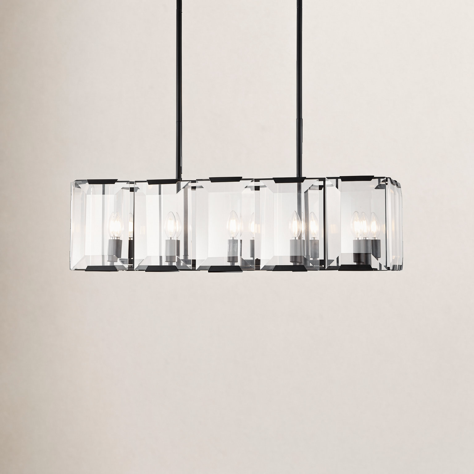 10 - Light Dimmable Kitchen Island Chandelier