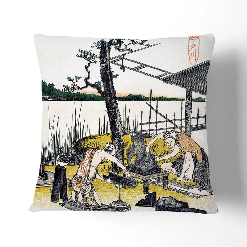 Square Cushion, 40cm H x 40cm W x 15cm D